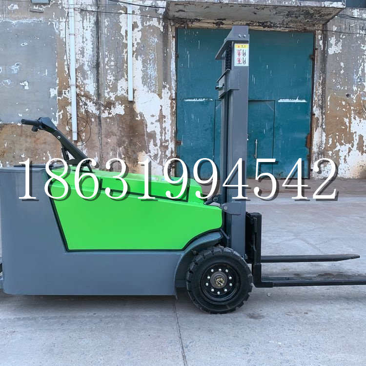 屏东县小型电动叉车1吨2吨步行站驾式电瓶堆高充电装卸车液压升降车铲车